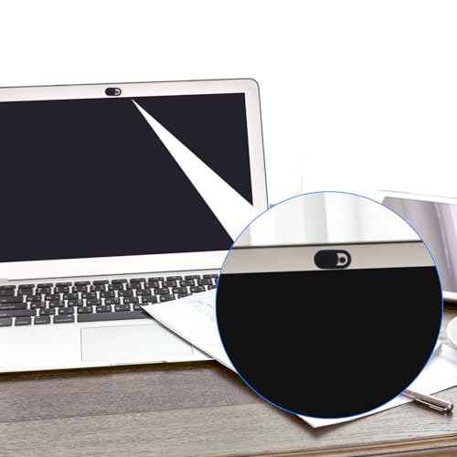 50 Pcs Webcam Cover, Black Practical Laptop Camera Cover Small Portable Phone Camera Covers for Compute Cell Phone PC Accessories to Protect Your Privacy and Security - color: Black
