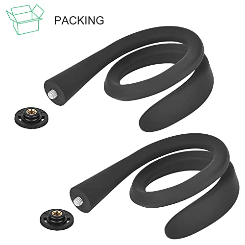 ALERTCAM 2Pack Flexible Twist Mount for Blink XT, Blink XT2, Blink Mini, Blink Outdoor 4 (4th Gen) / (3rd Gen) Home Security Camera System - Black - color: Black