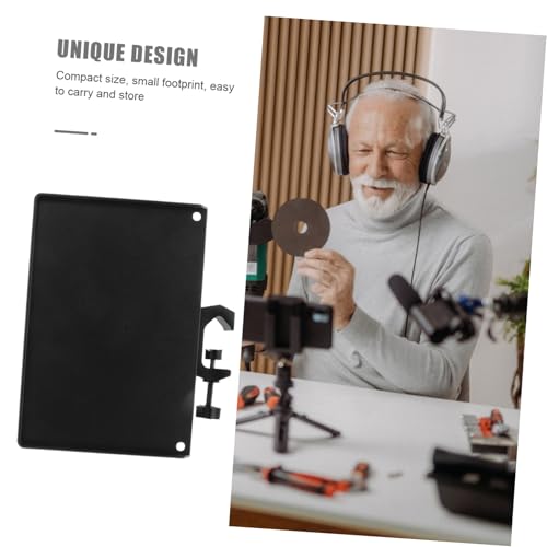 ERINGOGO Recording Mic Stand Tray Sound Card Organizer for Musicians Podcasting Live Streaming Modern Design for Home Studios Professional Venues