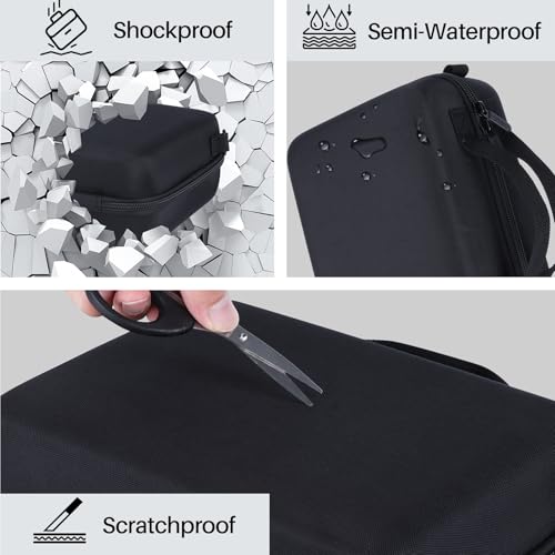 Lebakort Storage Case Compatible with Canon EOS Rebel T7 / T7i / R100 / R50 / R5 / R6 Mark II / R7 / R8 / 90D / 5D Mark IV Camera
