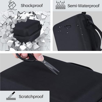 Lebakort Storage Case Compatible with Canon EOS Rebel T7 / T7i / R100 / R50 / R5 / R6 Mark II / R7 / R8 / 90D / 5D Mark IV Camera