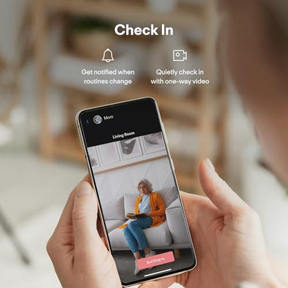 JubileeTV Remote Care System for Seniors — Stay Connected Through Their TV | Control TV Remotely from Your Phone | Video Calls, Reminders & Monitoring | Simple Setup + Voice Remote