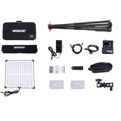 Aputure Amaran F22C RGBWW Flexible Led Video Light 2500K~7500K,200W Output LED Panel Light,15 Lighting FX with Honeycomb Grid Soft Box,Support App Control for Photo Studio Photography Lighting