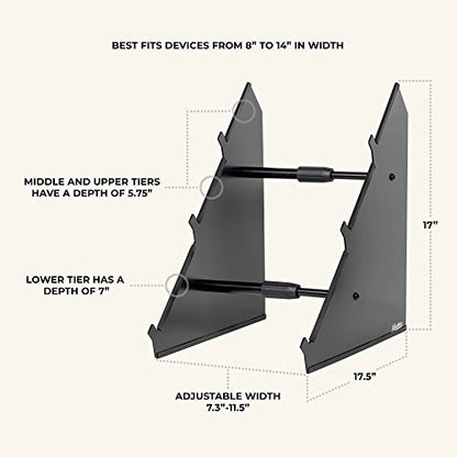 Headliner 3-Tier Desktop Synth Stand (HL22053) - size: 3-Tier Desktop Synth Stand