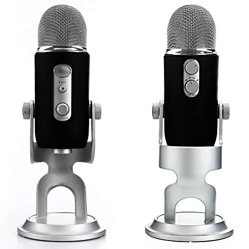 YOUSHARES Blue Yeti Protector - Full Protection Silicon Cover for Yeti & Yeti Pro Microphone (Blackout) - color: black