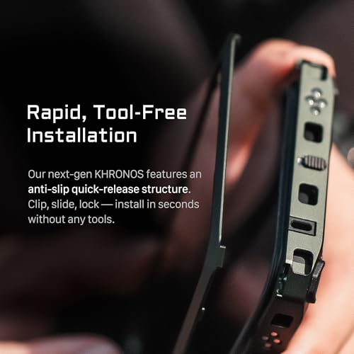Tilta Khronos Case Compatible with iPhone 16 Pro – Black | Mobile Filmmaking Accessories | Phone Camera Cage | Phone Video Rig TK-IP16-PFC-B - color: Black, size: iPhone 16 Pro