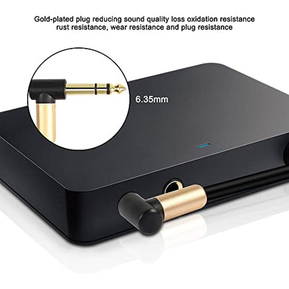 XMSJSIY 6.35mm TRS Pigtail Cable 1/4 inch Stereo Male Plug to Bare Wire Adapter Connector Open End Audio Cable Right Angle 3- Pole Speaker Amplifier Microphone Cable Replacement (0.5M/1.6FT) - style: 0.5M/1.6FT