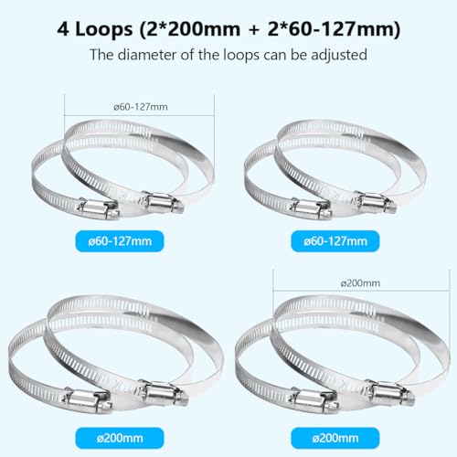 Universal Security Camera Mount Wall Mounting Brackets,Vertical Pole Mount Adapter Bracket for CCTV Camera Pole Clamp Solar Panel Clamps Outdoor Video Surveillance - size: Pole Strap Mount Bracket 3