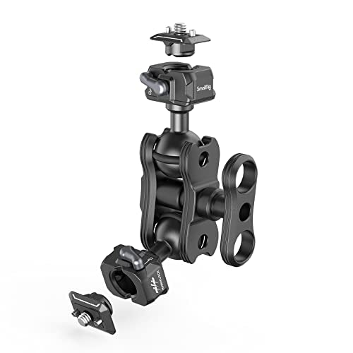 SmallRig Quick Release Ballhead Magic Arm 360° Rotation Articulating Magic Arm with 1/4" Screw, Drop-in HawkLock Camera Clamp for Field Monitor, Camera, Light, Max Load of 5kg, Aluminum Alloy - 3515C - style: Magic Arm
