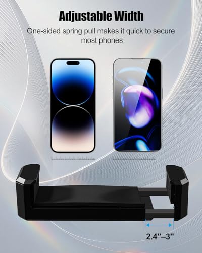Overhead Phone Mount with Adjustable Arm and Desk Clamp, Camera Desk Mount Fit for DSLR iPhone Webcam Ring Light, Phone Holder Fit for YouTube TikTok Photography Video Recording