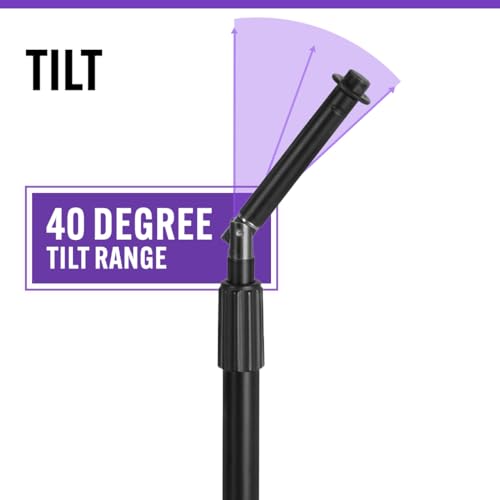 OnStage On-Stage DS8200 Adjustable Desktop Microphone Stand with Rocker Lug - style: Adjustable