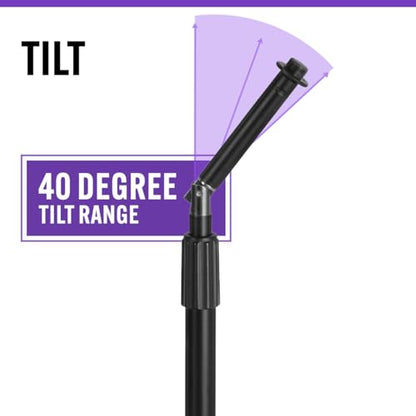 OnStage On-Stage DS8200 Adjustable Desktop Microphone Stand with Rocker Lug - style: Adjustable