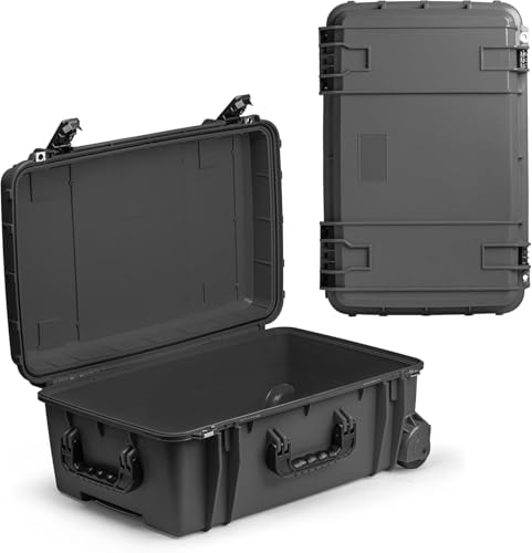 Seahorse 920 Professional Camera Protective Hard Case, TSA Approved, MIL‑Spec, IP67 Waterproof, USA Made for Photographers and Creative Travel Enthusiasts - color: Grey, size: 920, style: Empty