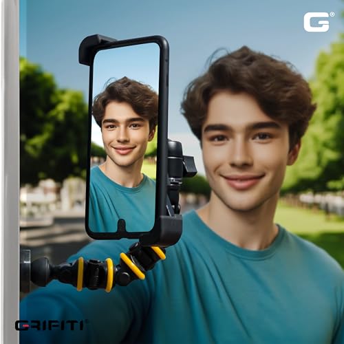 GRIFITI Nootle Recon 5 Flex Arm Leg Magnetic Foot Mini Ball Head Camera Mount Stand Magnetic Foot 6 Inch Flexible Mini Ball Head Attaches to Steel or Other Magnet Surfaces - style: 5 Flex Arm Leg + Mini Ball Head