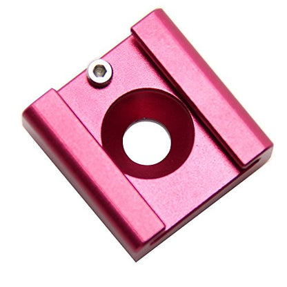CAMVATE Cold Shoe Mount with 1/4''-20 Hole for Camera Flash Microphone Accessories(Red) - 1367 - style: 1Piece,Red