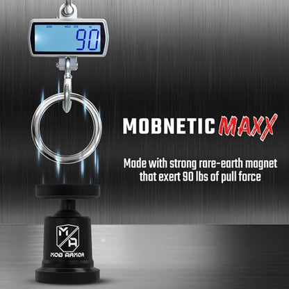 Mob Armor MobNetic Maxx MS - MagSafe Compatible Car Phone Mount w/ 90º Tilt, 360º Rotation & Durable Aluminum Build, Magnetic Holder for iPhone & Android Devices, USA Assembled - Bronze - color: Bronze