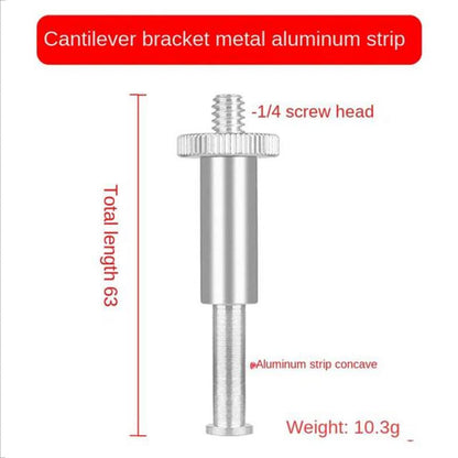 3 Pack Boom Arm to 17mm Ball 1/4 inch 3/8 Screw Bolt Mount Connector Adapter Joint Head Converter for Microphone Arm Stand Mic Arm Scissor Shock Mount Condenser Video Light Phone Holder Clip