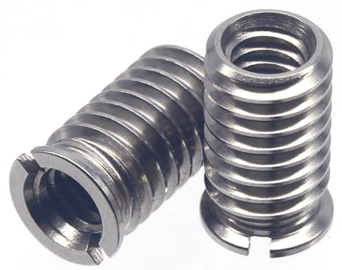 Stainless Steel 1/4"-20 Female to 3/8"-16 Male Convert Screw Adapter (2pcs, 16.5mm) - color: 2pcs, size: 16.5mm