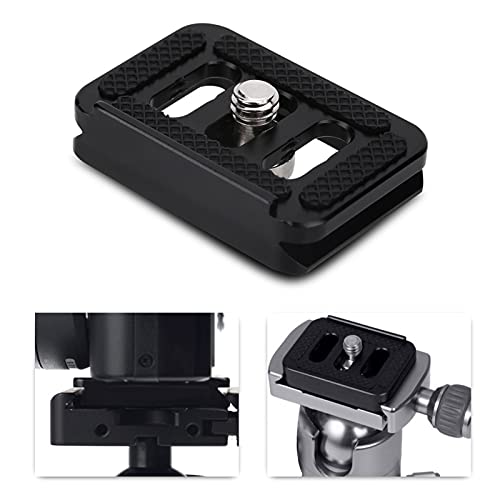Acouto Mini Quick Release Plate Camera Mount Tackle for TY-C10 T005 / T-025 Ball Head, Aluminium Alloy Photography Accessory