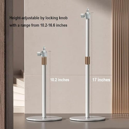 White Webcam Stand for Logitech Brio 500,StreamCam,Lenovo,Elgato Neo Webcams