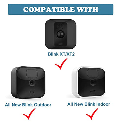 MANWU Mount Bracket Adapter Converter Connector for All-New Blink Outdoor Indoor XT2/XT Security Camera,Attachment that Holds Blink Camera to 1/4" Universal Mount (5 Pack Black)…