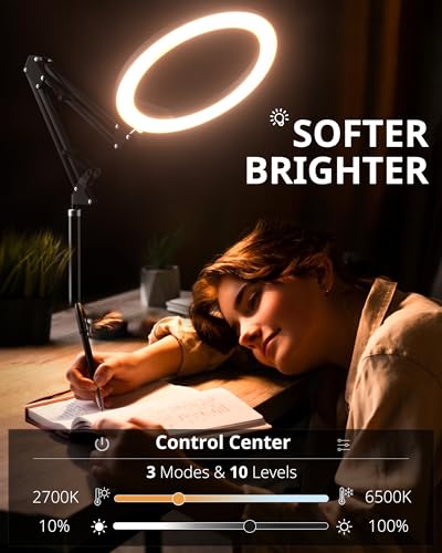 UBeesize Pro LED Ring Light Tripod with Phone Holder & Casters, Adjustable Overhead Phone/Camera Mount for iPhone, Video Recording, Live Streaming, Cooking (Mobile Stand with Light & Tripod) - style: Mobile Base