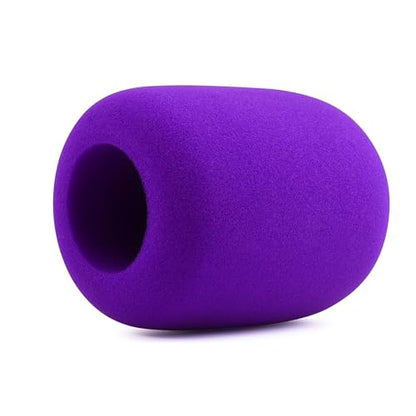 LEFXMOPHY Purple Windscreen for Rode Podmic Procaster Podcaster NT1 NT1-A NT2-A NT-USB K2 NT1000 NT2000 Pop Filter Replacement Foam Cover Pod Mic WS2 Microphone Wind screen