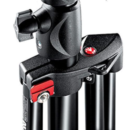 Manfrotto 1004BAC 144-Inch Air Cushioned Aluminum Master Light Stand with 4 Sections and 3 Risers, 3-Pack (Black)
