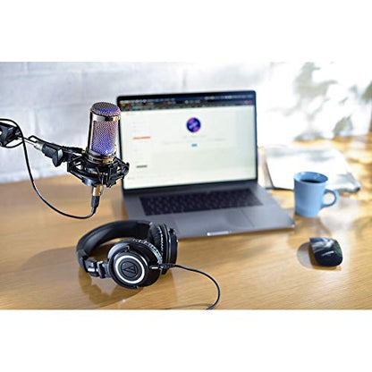 Audio-Technica AT2020USB+V Limited Edition Cardioid Condenser USB Microphone - color: Chrome, style: AT2020USB+