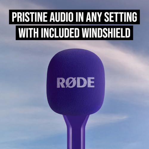 RØDE Interview GO Handheld Adaptor for RØDE Wireless Microphones (Purple) - color: Purple