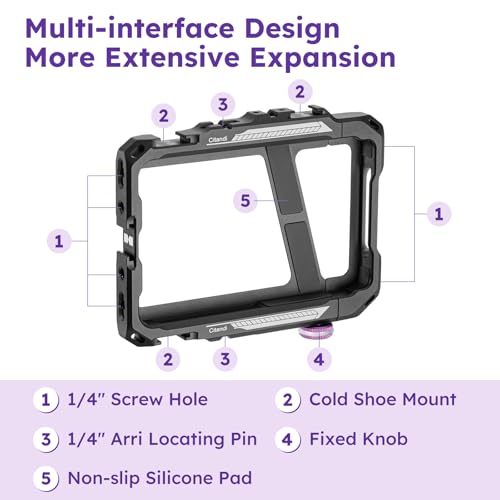 Universal Smartphone Filmmaking Stabilizer, Phone Cage for Vlogging and Videography, Compatible with Most Smartphones