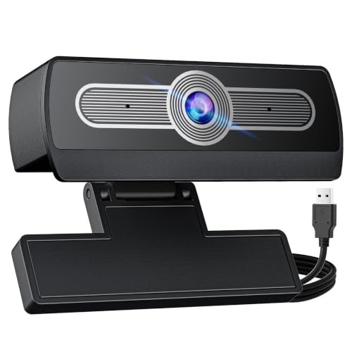 1080P Webcam with Microphone, Full HD Streaming Camera, Noise Cancelling, Auto Light Adjustment, USB Plug-and-Play Computer Camera, for Desktop PC or Laptop - style: 1080Pro webcam