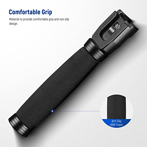 NEEWER 12"/30cm Telescoping Interview Mic Handle for Wireless Go, Lavalier Video Microphone Handheld Adapter with Cold Shoes Compatible with RODE Wireless Go II DJI Mic NEEWER CM22, MS004 - style: MS004(30cm)