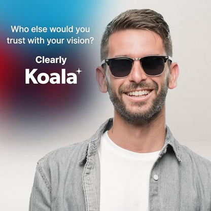 Koala Lens Cleaning Cloth | Japanese Microfiber | Glasses Cleaning Cloths | Eyeglass Lens Cleaner | Eyeglasses, Camera Lens, VR/AR Headset, and Screen Cleaning | Blue & Purple (Pack of 6) - color: Purple / Blue, size: 6 Pack