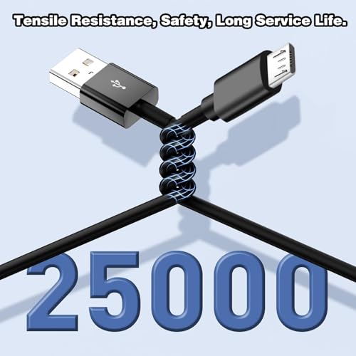 5v 1a power cord 5v-1a adapter micro usb cable 5v1a charger 5v/1a power supply micro usb charger with wall plug 5v 1000ma microusb 5 volt 1 amp 5 watt fo radio/electric toothbrush/PointReading pen/Toy - color: black+micro usb cable