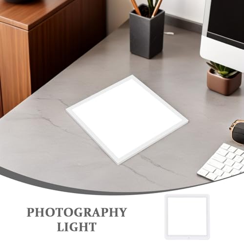 Artibetter LED Photography Light Panel Portable for Video Recording and Streaming, Touch Control Continuous Lighting, 30cm White Light for Indoor Studio Filming