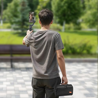 STARTRC VCR Carrying Travel Case for Insta 360 Luna Ultra Bag Accessories | Go Ultra X5 X4 Air Organizer Multilayer Storage Large Soft For DJI Osmo 360 Mobile8 7P Pocket 4 3 with Shoulder Strap