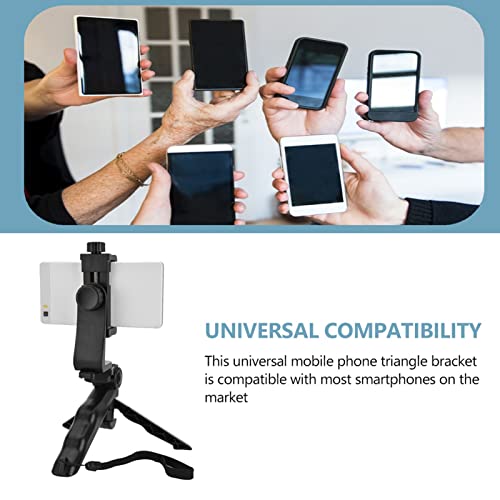 Smartphone Tripod Handheld Phone Stabilizer Foldable Cell Phone Hand Grip Mount Portable Cellphone Gimbal Holder Handheld Hand Grip for Photography Smartphone