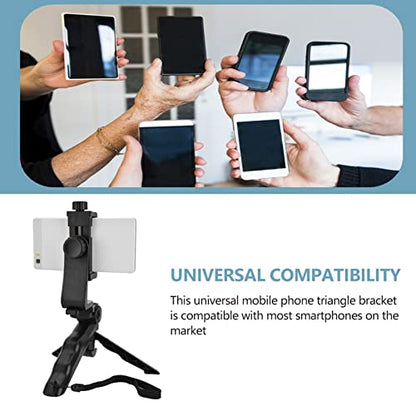 Smartphone Tripod Handheld Phone Stabilizer Foldable Cell Phone Hand Grip Mount Portable Cellphone Gimbal Holder Handheld Hand Grip for Photography Smartphone