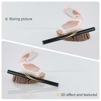 Meking Product Photography Backdrops Dual- Sided Matte and Reflective White Photo Background for Food, Makeup, Jewelry and Other Small Product, 2Pcs 15.7x11.8in Photo Backdrop Boards with 2Pcs Bracket - color: White