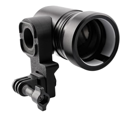 Scope Camera Adapter – Compatible with GoPro Hero 9/10/11/12 – Lightweight All-Aluminum Mount with Built-in Sunshade for Outdoor Shooting - size: GoPro Hero - Scope Camera Mount (Elite)