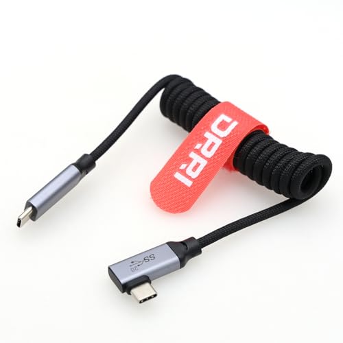PD USB-C 100W Fast Charging Cable for Sonys FX3 Canon EOS R8, R7, R6 MARK2, R5,BMPCC 4K, Fuji Film X-M5, X-T5, X-T4, X-T3，MacBook Pro - color: Black, size: Right angle-Straight