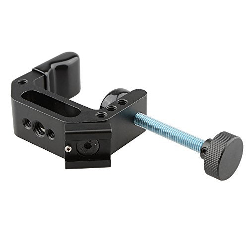 CAMVATE C-Clamp Desktop Mount Holder Stand Articulated with Cold Hot Shoe Mount - 1154
