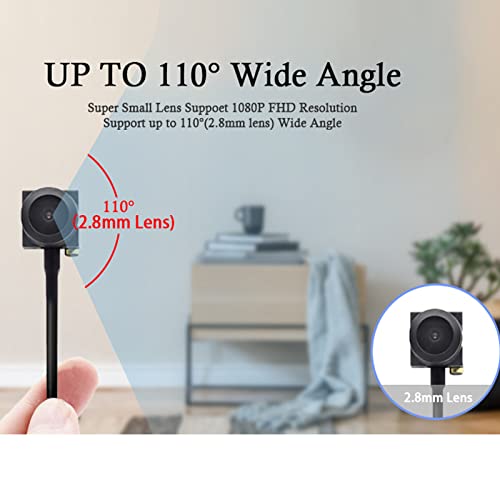 1080P Webcams Eye Contact Computer Camera Center Cam with Microphone 120°Wide-Angle Mini USB Cameras Webcam for Zoom/Skype/Teams, Conferencing/Calling/Gaming Laptop