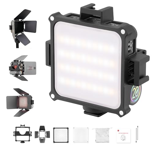 ZHIYUN FIVERAY M20 Combo LED Video Light Bi - Color LED 2700K- 6500K DynaVort Cooling System Mark II with Radiant Full-Color RGB Glow - color: M20 COMBO