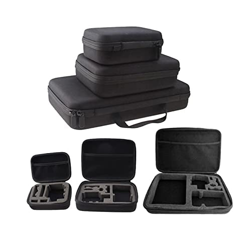 Camera Accessories Bag for Action Camera, Carrying Case Compatible with Gopro, Portable Protective Case for Gopro Hero13 12 11 10 9 8 7 6 5 4 3 2(Small)