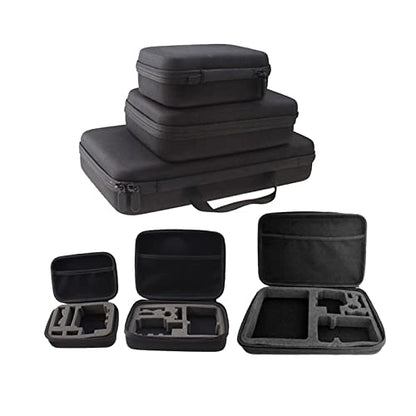 Camera Accessories Bag for Action Camera, Carrying Case Compatible with Gopro, Portable Protective Case for Gopro Hero13 12 11 10 9 8 7 6 5 4 3 2(Small)