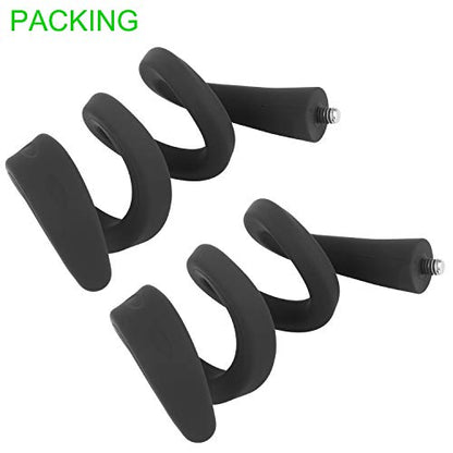 2 Pack Flexible Twist Mount Compatible with Arlo Pro 4,Pro 3,Pro 5S,Pro 6,Pro 2,Arlo Ultra/Pro/Go,Essential Spotlight,Wall Mount Bracket,Attach Your Camera Wherever You Like Without Any Tools-Black - color: Black