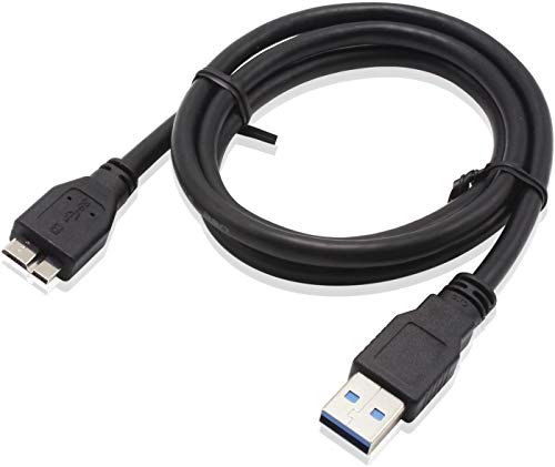 ITD ITANDA USB 3.0 Micro Cable, 3.3FT, Heavy Duty High Speed Hard Drive Cable, USB 3.0 A to Micro B Compatible with Seagate, WD, Toshiba, Westgate, Samsung Galaxy S5, Note 3, Note Pro 12.2 - size: 3.3 FT - USB A to Micro B