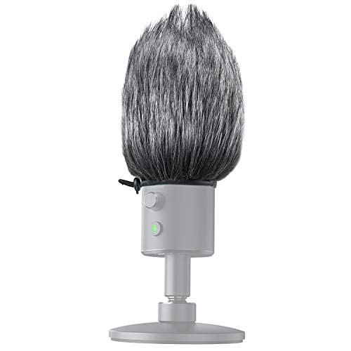 Razer Seiren X Furry Windscreen Muff, Mic Pop Filter/Wind Cover Shield for Razer Seiren X Microphone by YOUSHARES - color: Seiren X Fur Windscreen